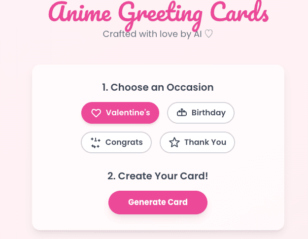 Build Apps with Google AI Studio: Anime Greetings Cards