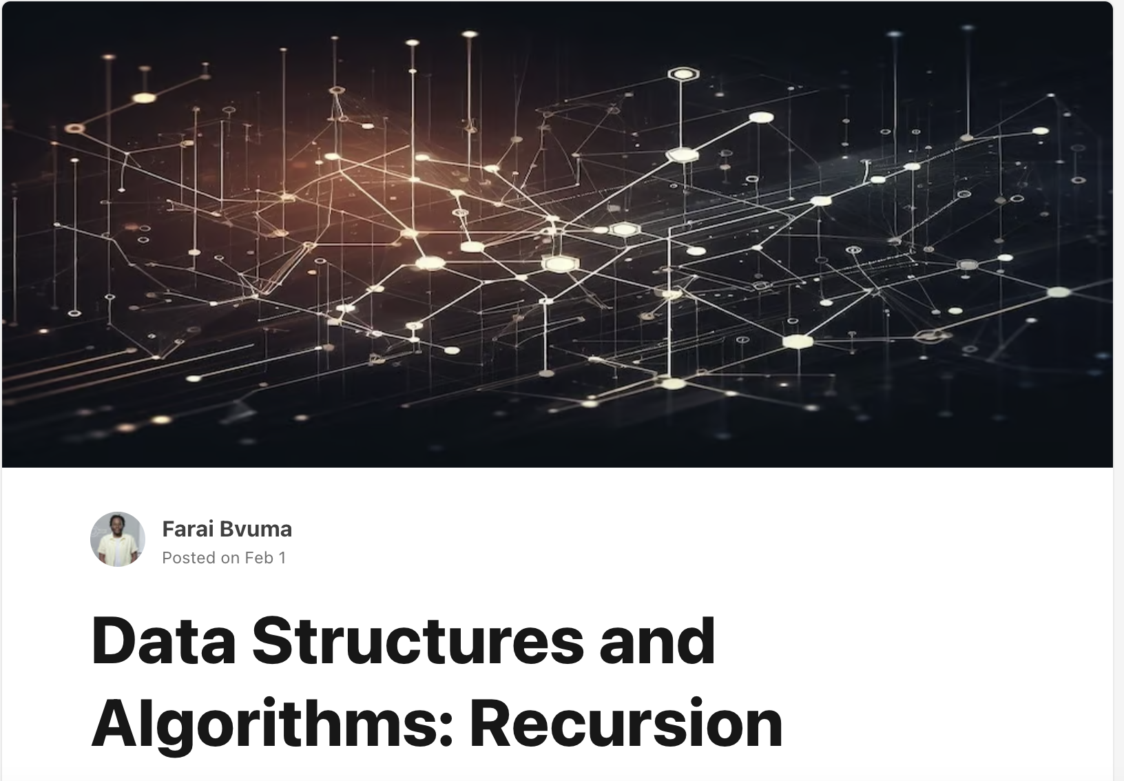 Data Structures and Algorithms: Recursion
